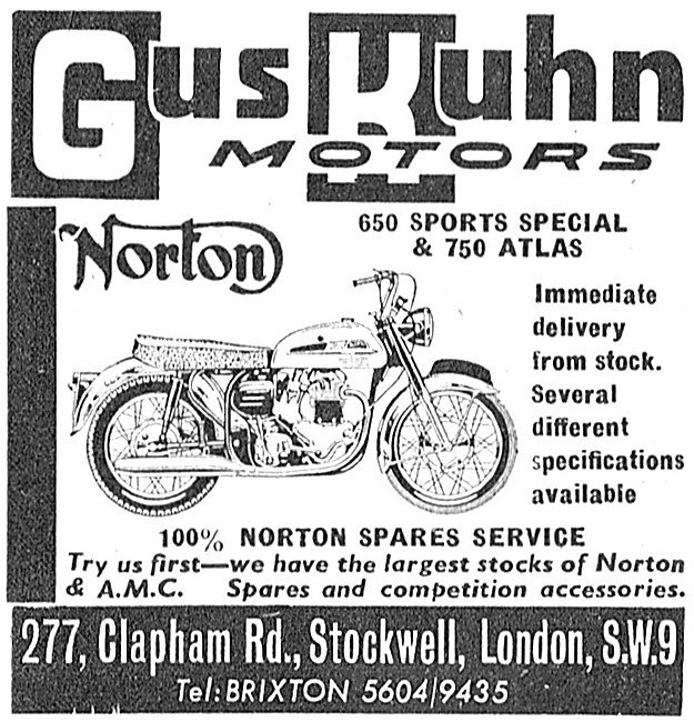 Gus Kuhn Norton Specials                                         