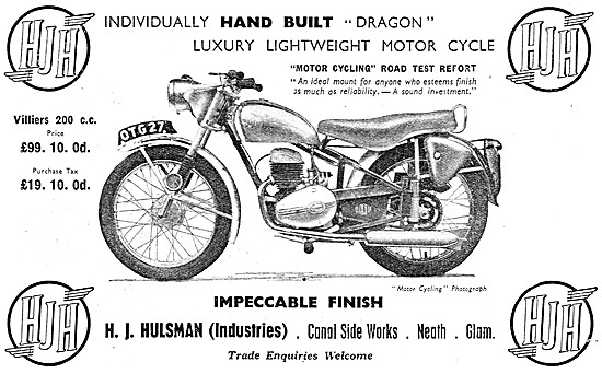 1955 HJH Dragon 200 cc                                           