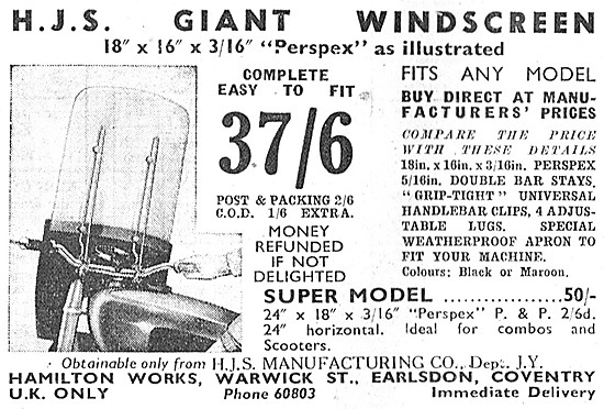 HJS Giant Windscreen                                             