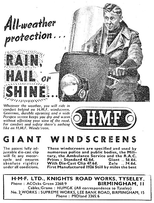 HMF Giant Windscreens                                            