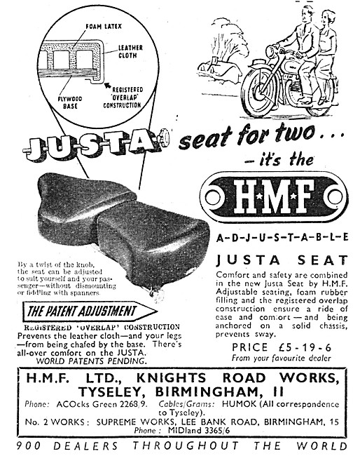 HMF Adjustable Dual Seats                                        