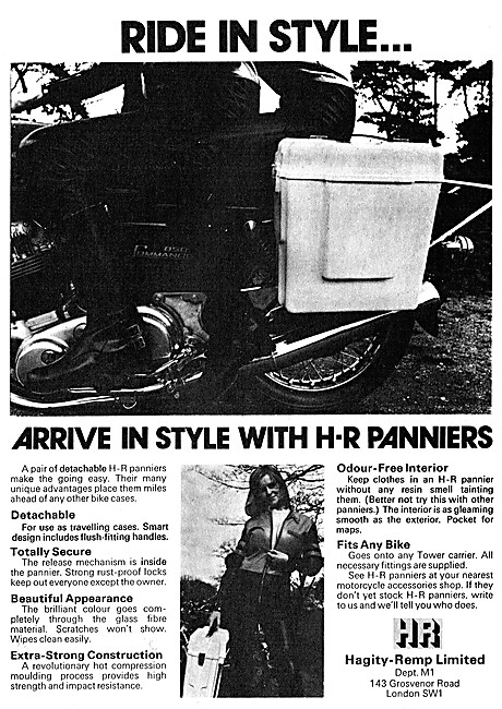 Hagity Remp Motorcycle Panniers & Top Boxes                      