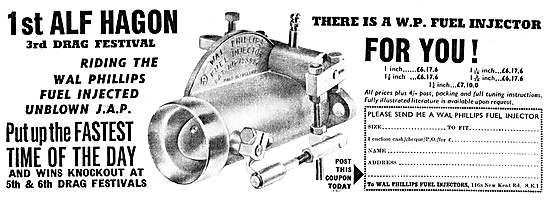 Alf Hagon Motorcycle Parts - Wal Phillips Fuel Injector          