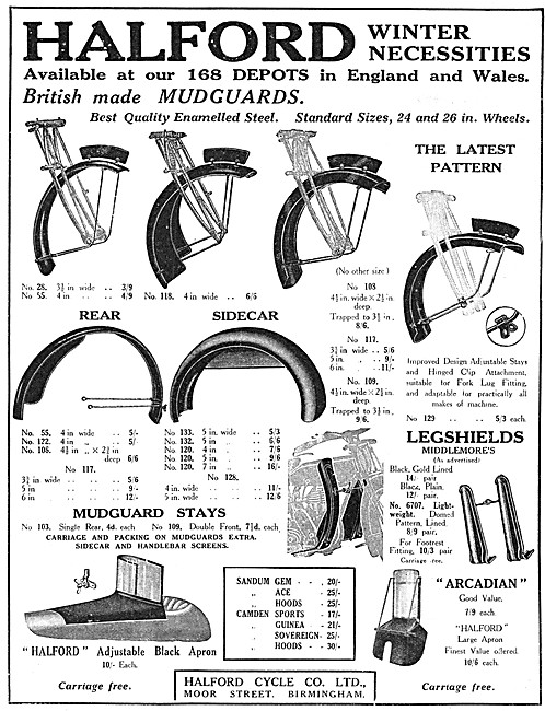 Halfords Motorcycle Accessories - Halfords Mudguards             