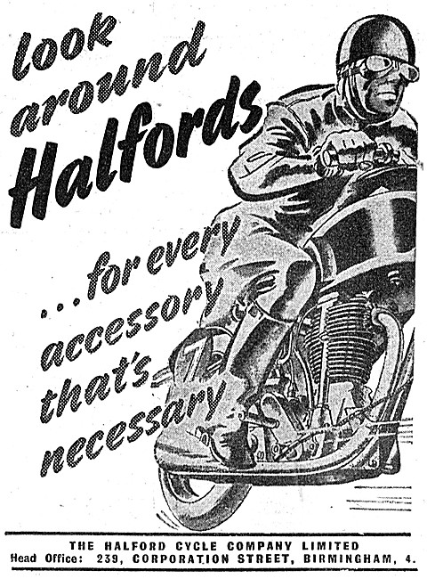 Halfords Motor Cycle Parts &  Accessories                        