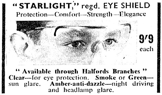 Halfords Starlight Motorcyclists Eye Shield                      