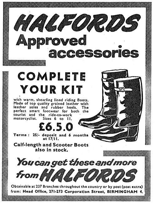 Halfords Motor Cycle Clothing - Boots                            