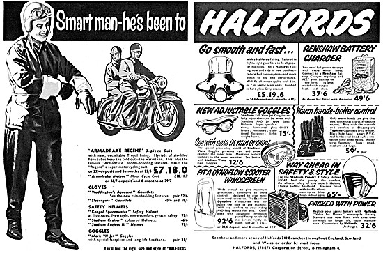 Halfords Motor Cycle Clothing & Accessories                      