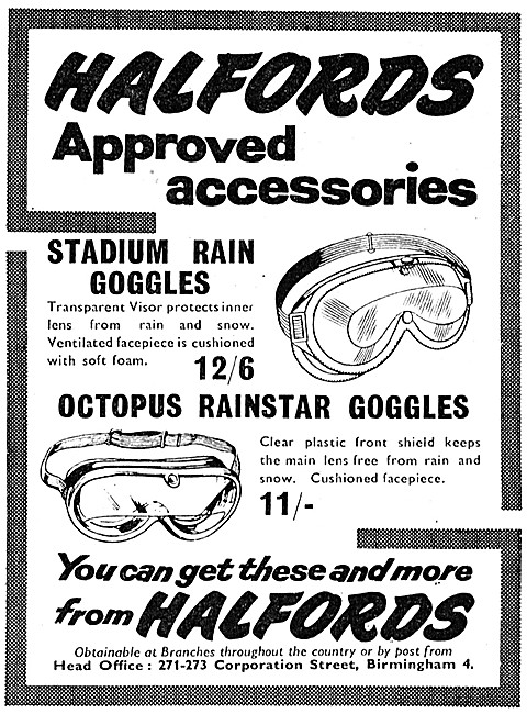 Halfords - Stadium Rain Goggles - Octopus Rainstar Goggles       