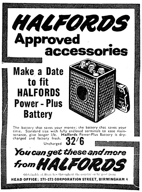 Halfords Motor Cycle Accessories - Halfords Batteries            