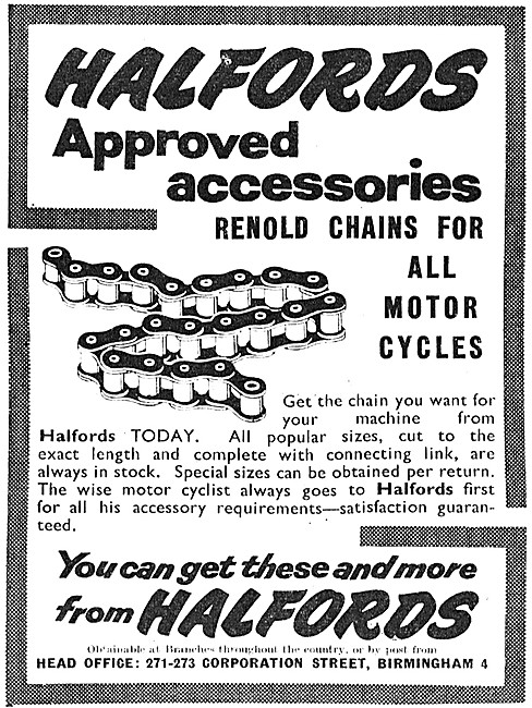 Halfords Renold Motor Cycle Chains                               