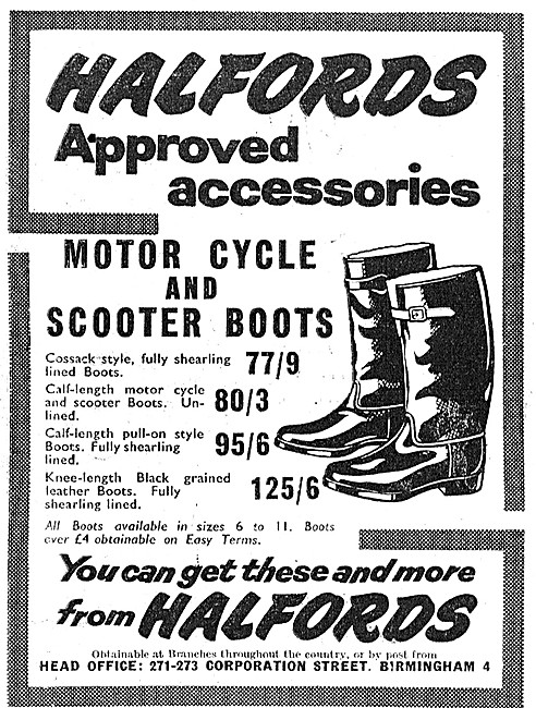 Halfords Motor Cycle & Scooter Riding Boots                      