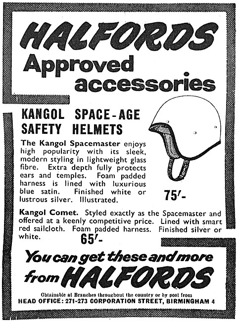 Halfords Kangol Spacemaster Helmets                              