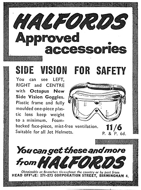 Halfords Octopus Side Vision Goggles                             