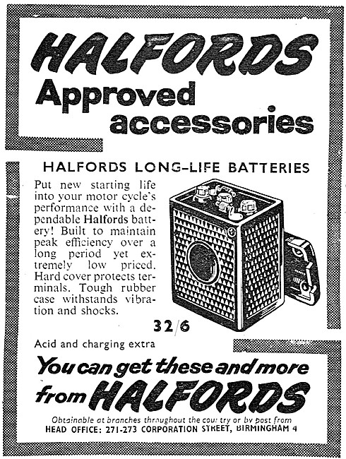 Halfords Long-Life Batteries                                     