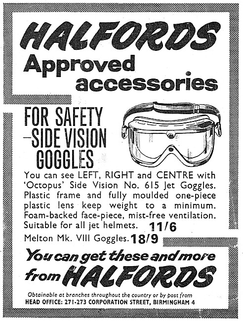 Halfords Safety Side Vision Goggles                              
