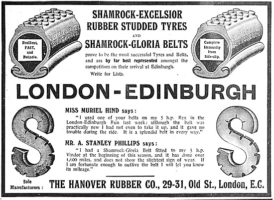 Hanover Rubber Shamrock-Gloria Belts - Shamrock-Excelsior Tyres  