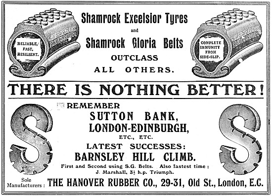 Hanover Rubber Shamrock-Gloria Belts - Shamrock-Excelsior Tyres  