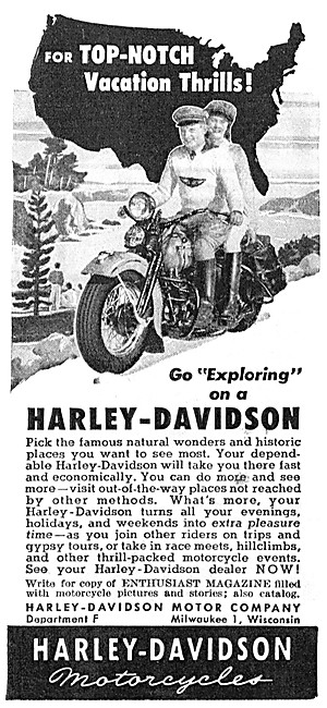 1947 Harley-Davidson Motorcycles                                 