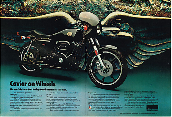 1977 Harley-Davidson Motor Cycles - Harley-Davidson Cafe Racer   