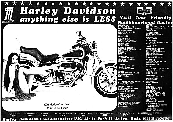 1979 Harley-Davidson FXS Low Rider                               