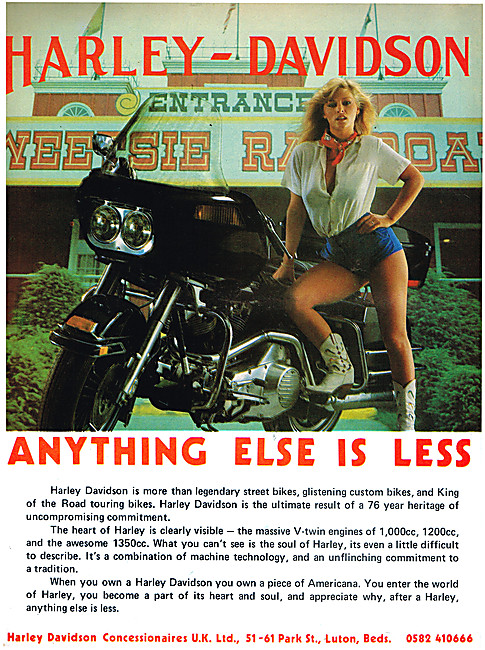 1980 Harley-Davidson 1350 cc Street Bikes                        