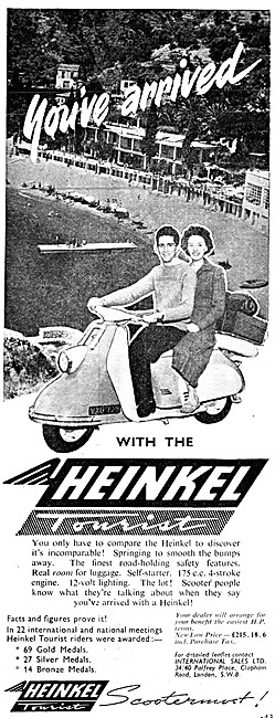 Heinkel Tourist Motor Scooter                                    