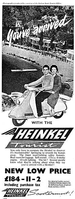 Heinkel Tourist Scooter                                          