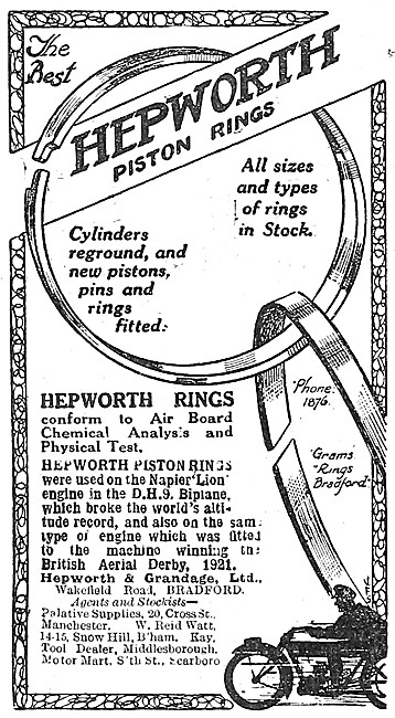 Hepworth Piston Rings                                            