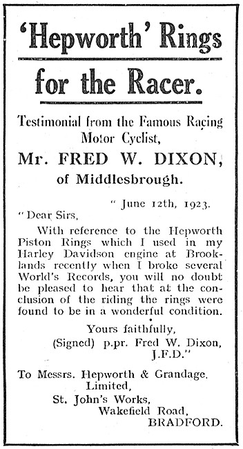 Hepolite Pistons - Hepworth Piston Rings                         