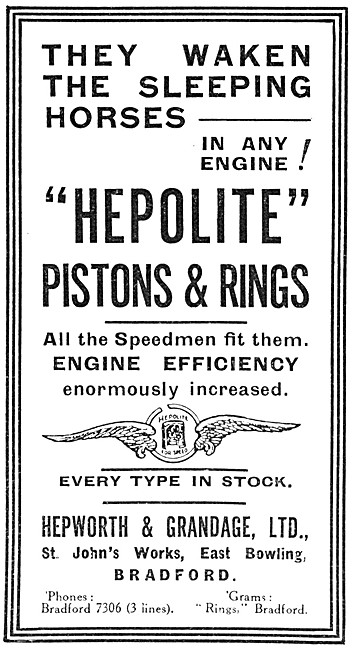 Hepolite Pistons - Hepolite Piston Rings                         