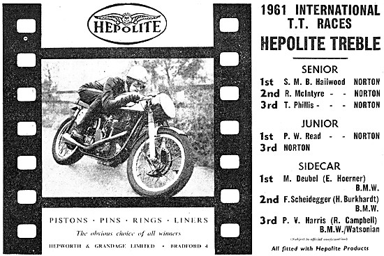 Hepolite Pistons - Hepolite Piston Rings                         