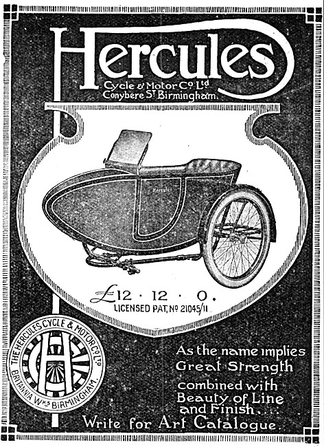 1913 Hercules Sidecar                                            