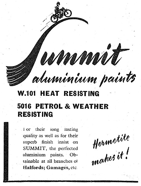 Hermetite Summit W101 Heat Resisiting Aluminium Paints           