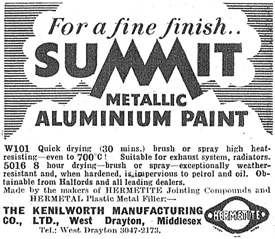 Hermetite Summit Metallic Aluminium Paint                        