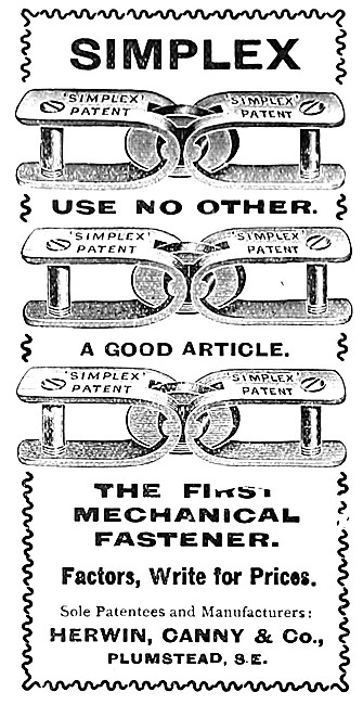 Herwin Canny Simplex Belt Fasteners                              