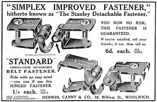 Herwin Canny Simplex Belt Fastener                               