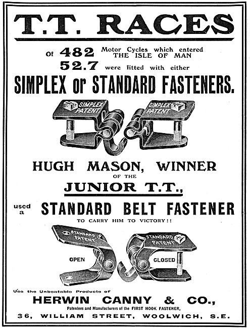 Herwin Canny Simplex Belt Fastener                               