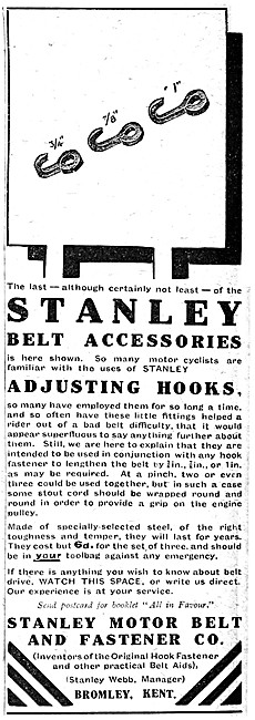 Stanley Drive Belt Accessories                                   