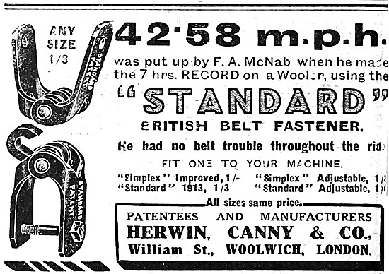 Herwin Canny Standard Belt Fasteners                             