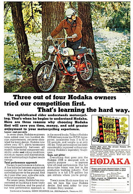 Hodaka 100B                                                      