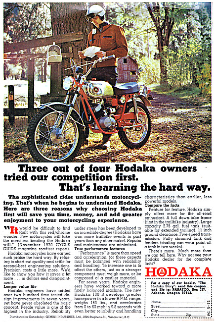 Hodak 100B Trail Bike                                            