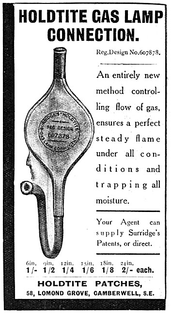 Holdtite Gas Lamp Connection                                     