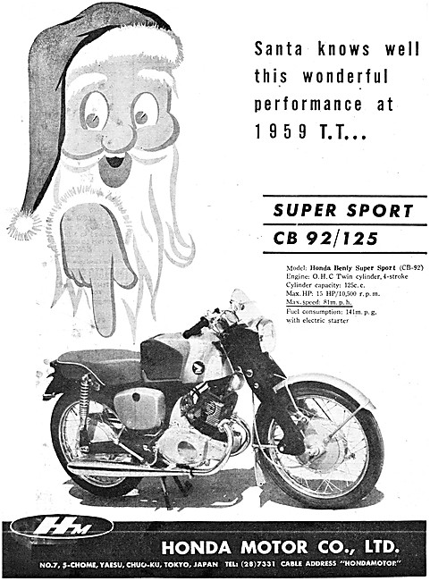 1959 Honda CB 92                                                 