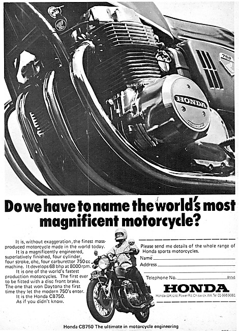 1971 Honda CB750 Four                                            