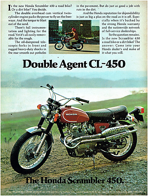 1972 Honda CL-450                                                