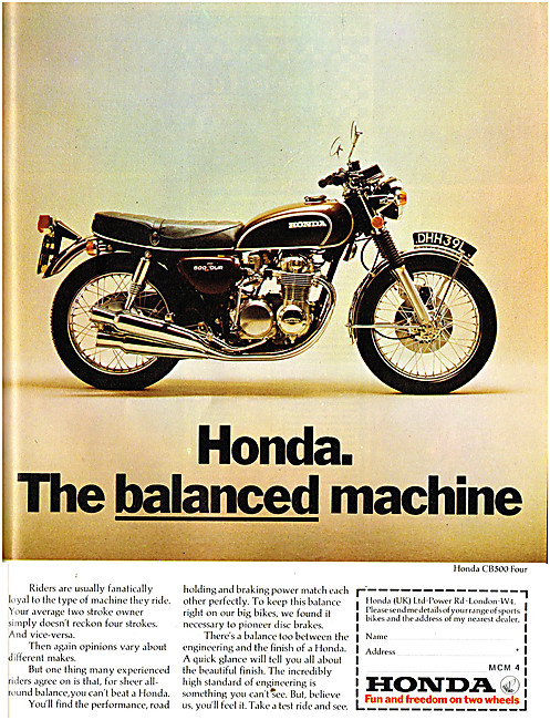 Honda CB500 Four 1973                                            