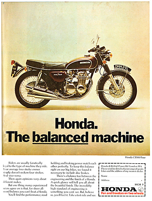 Honda CB 500 Four                                                