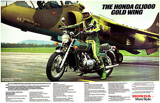 1975 Honda GL1000 Gold Wing                                      