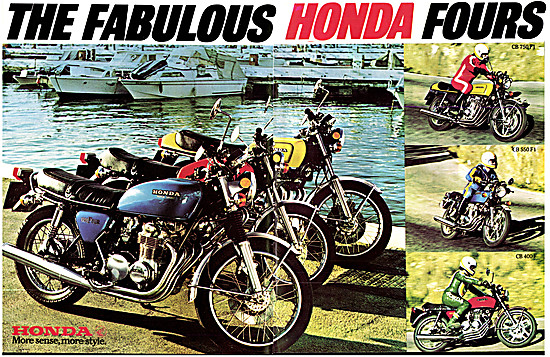 Honda Fours Range 1976                                           